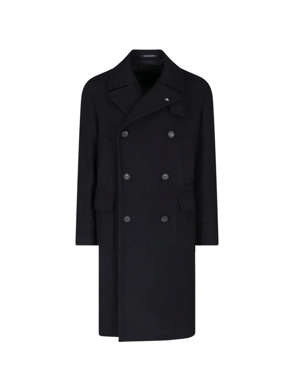 Tagliatore notch-lapel double-breasted coat - Nero