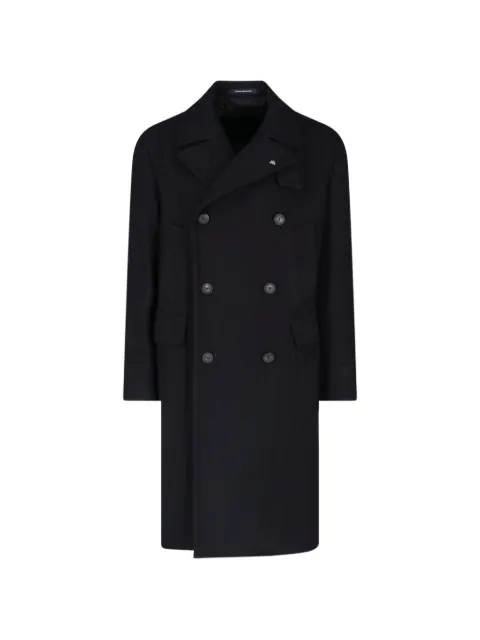 Tagliatore notch-lapel double-breasted coat