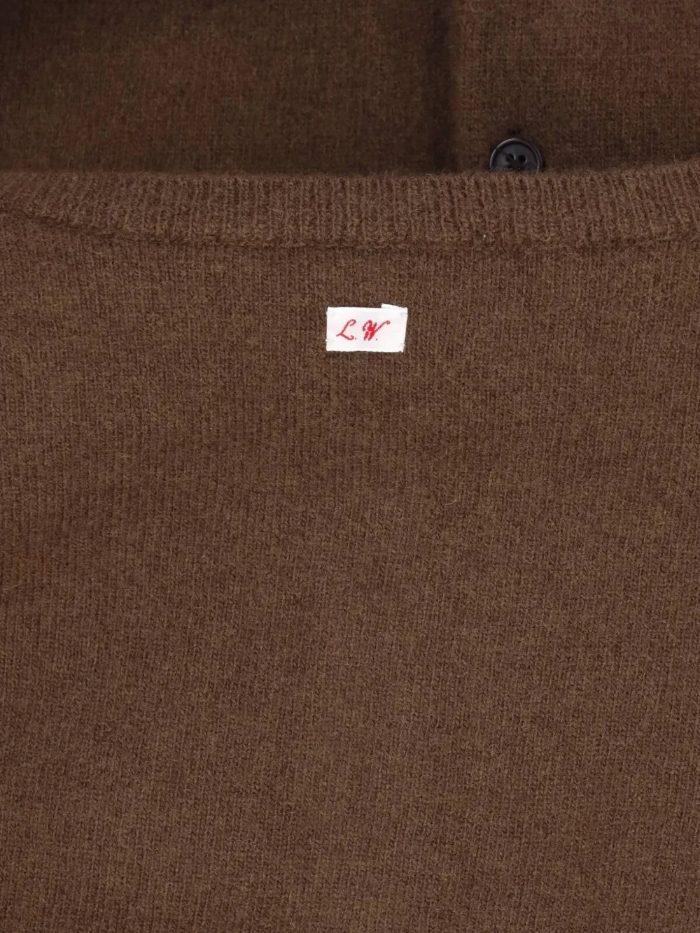Low Classic cropped button-up cardigan Bruin