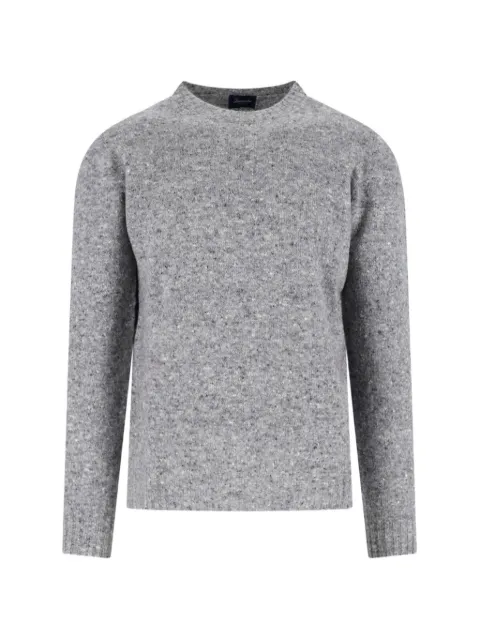 Drumohr marl-knit crew-neck sweater