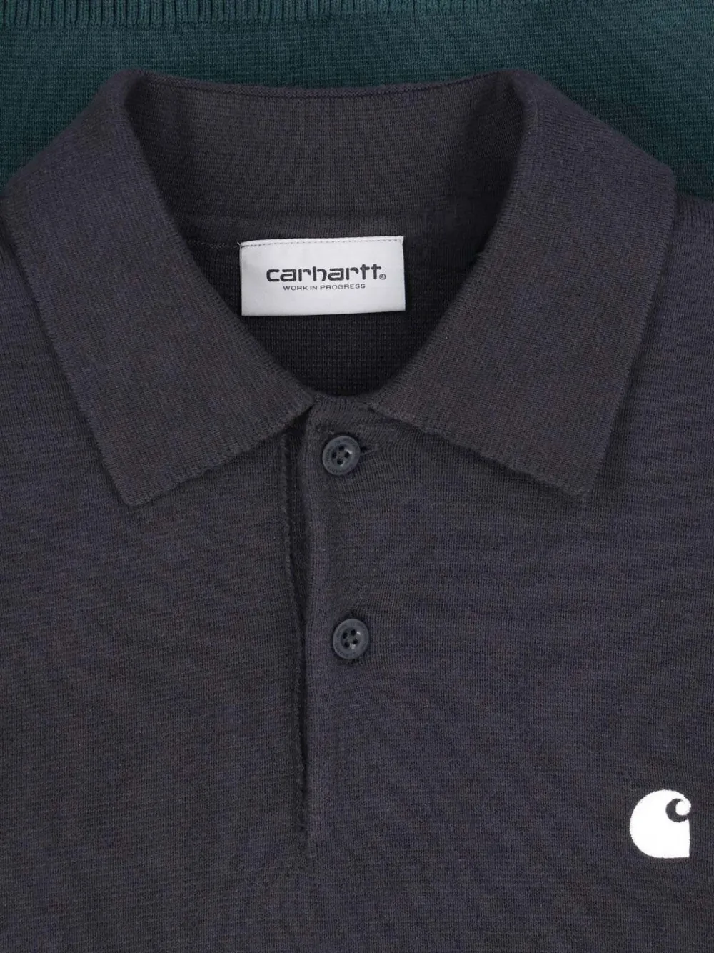 Carhartt WIP L S Austin polo sweater Blauw