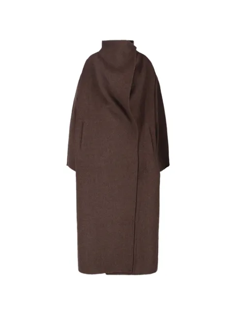 The Frankie Shop Leroy funnel-neck wool-blend coat