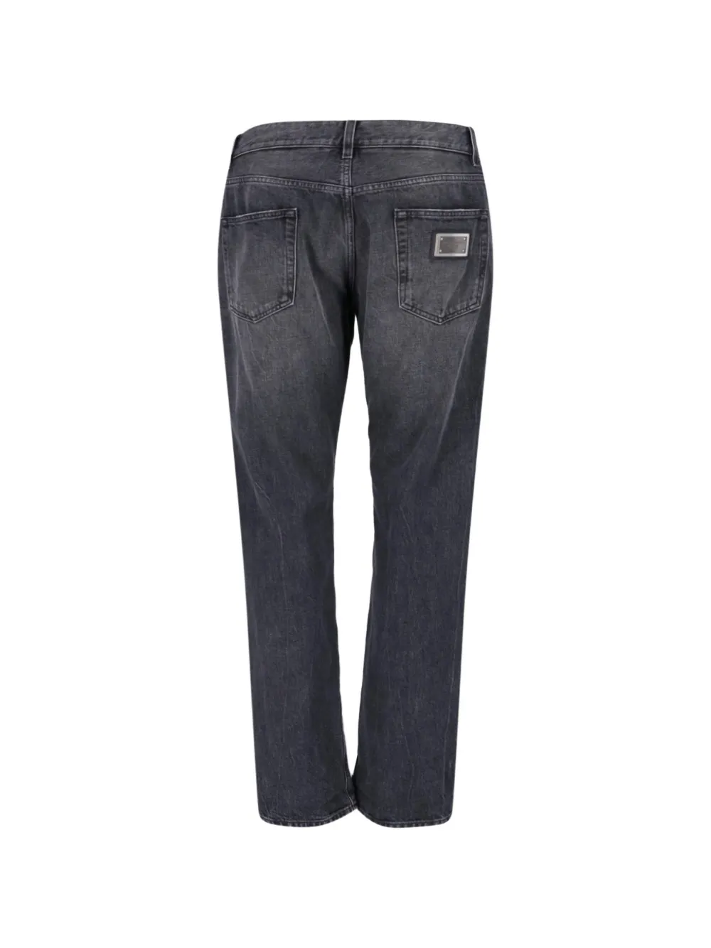 Dolce & Gabbana Jeans met logopatch Grijs