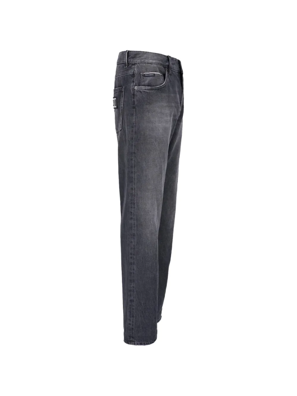 Dolce & Gabbana Jeans met logopatch Grijs