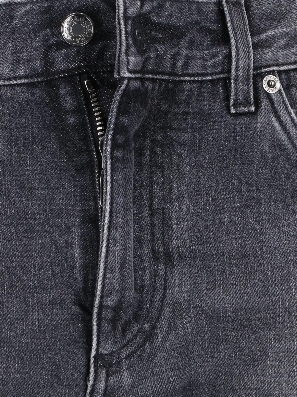 Dolce & Gabbana Jeans met logopatch Grijs