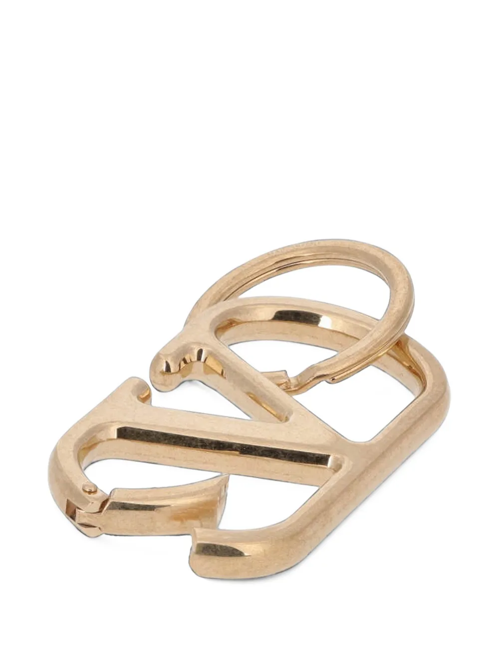 Valentino Garavani Vlogo carabiner keychain Goud