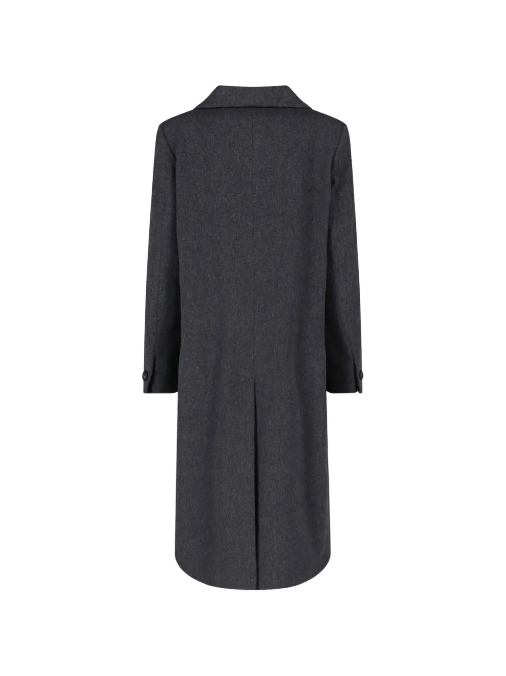 Tagliatore Jole belted double-breasted coat Grijs