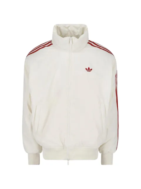 adidas logo-embroidered stripe-detail sweatshirt