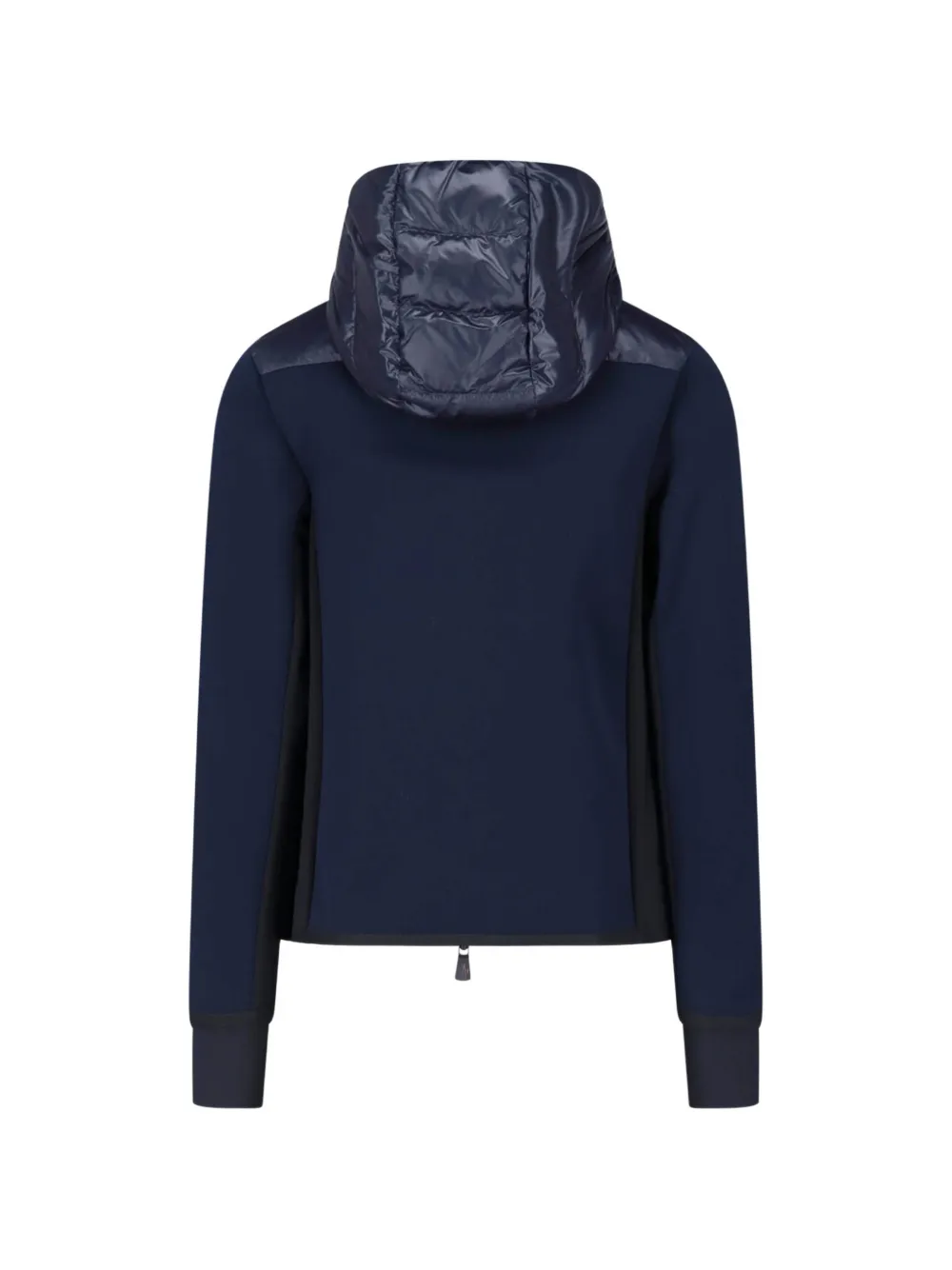 Moncler Grenoble quilted hooded sweater Blauw