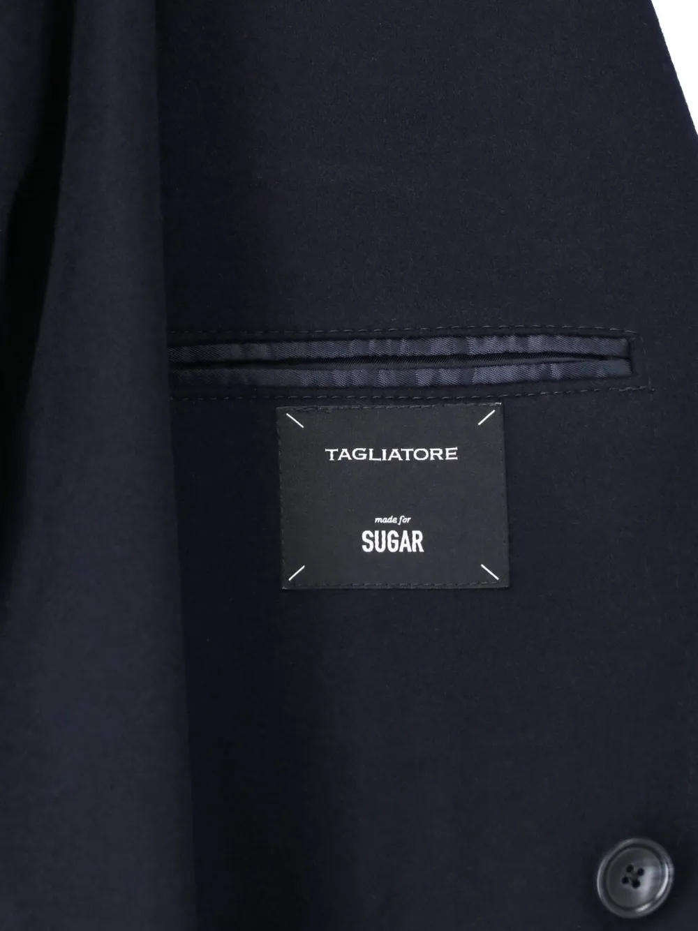 Tagliatore x Sugar kasjmier blazer met dubbele rij knopen Blauw