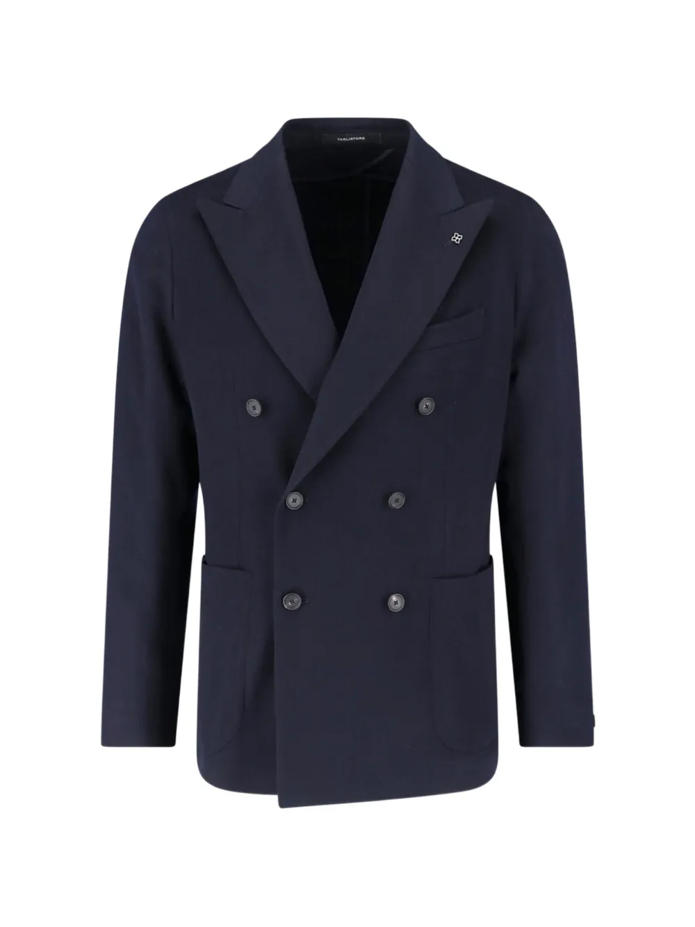 Tagliatore x Sugar double-breasted cashmere blazer - Blue
