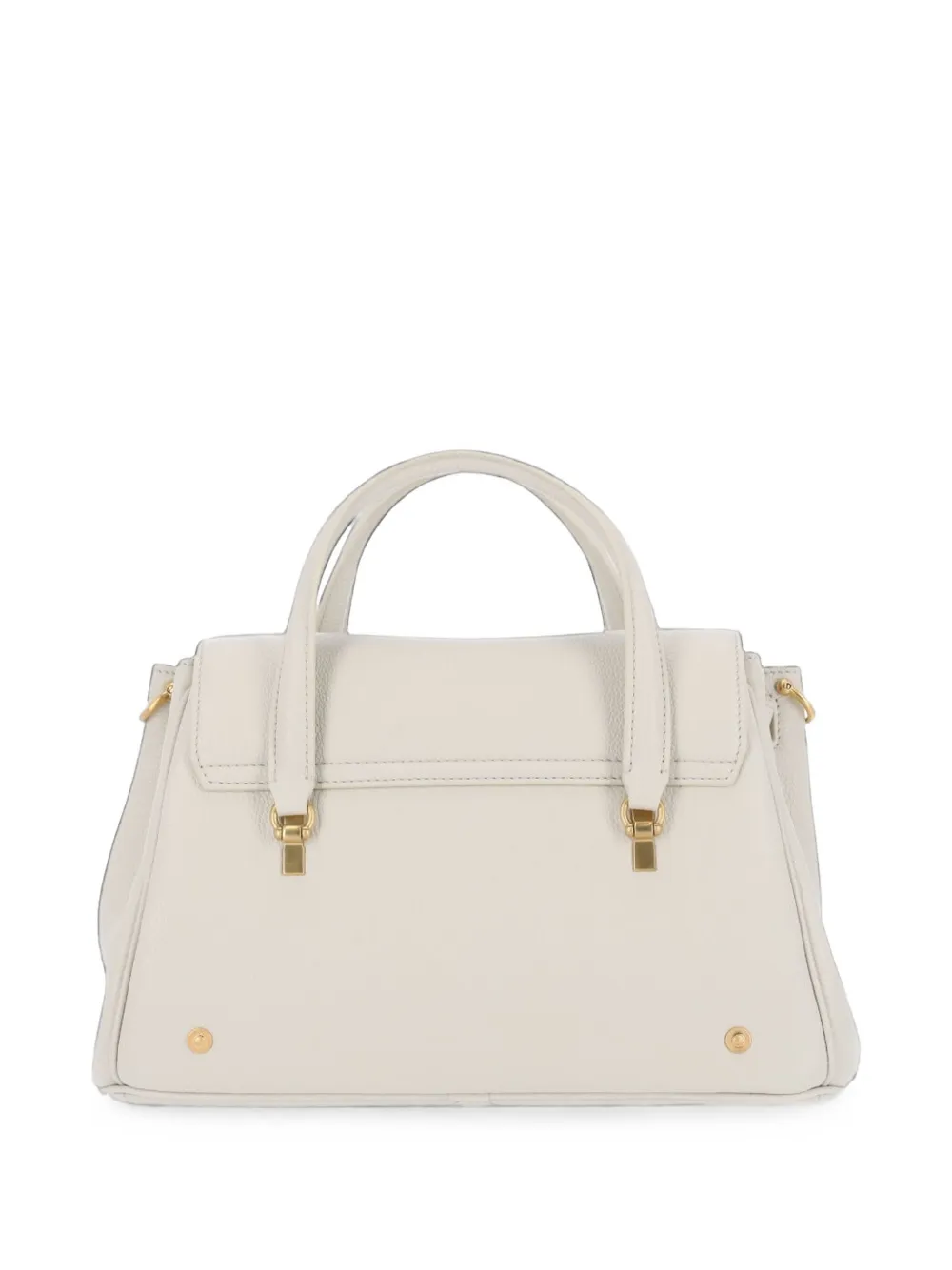 Thom Browne Kleine Bolton leren shopper Beige