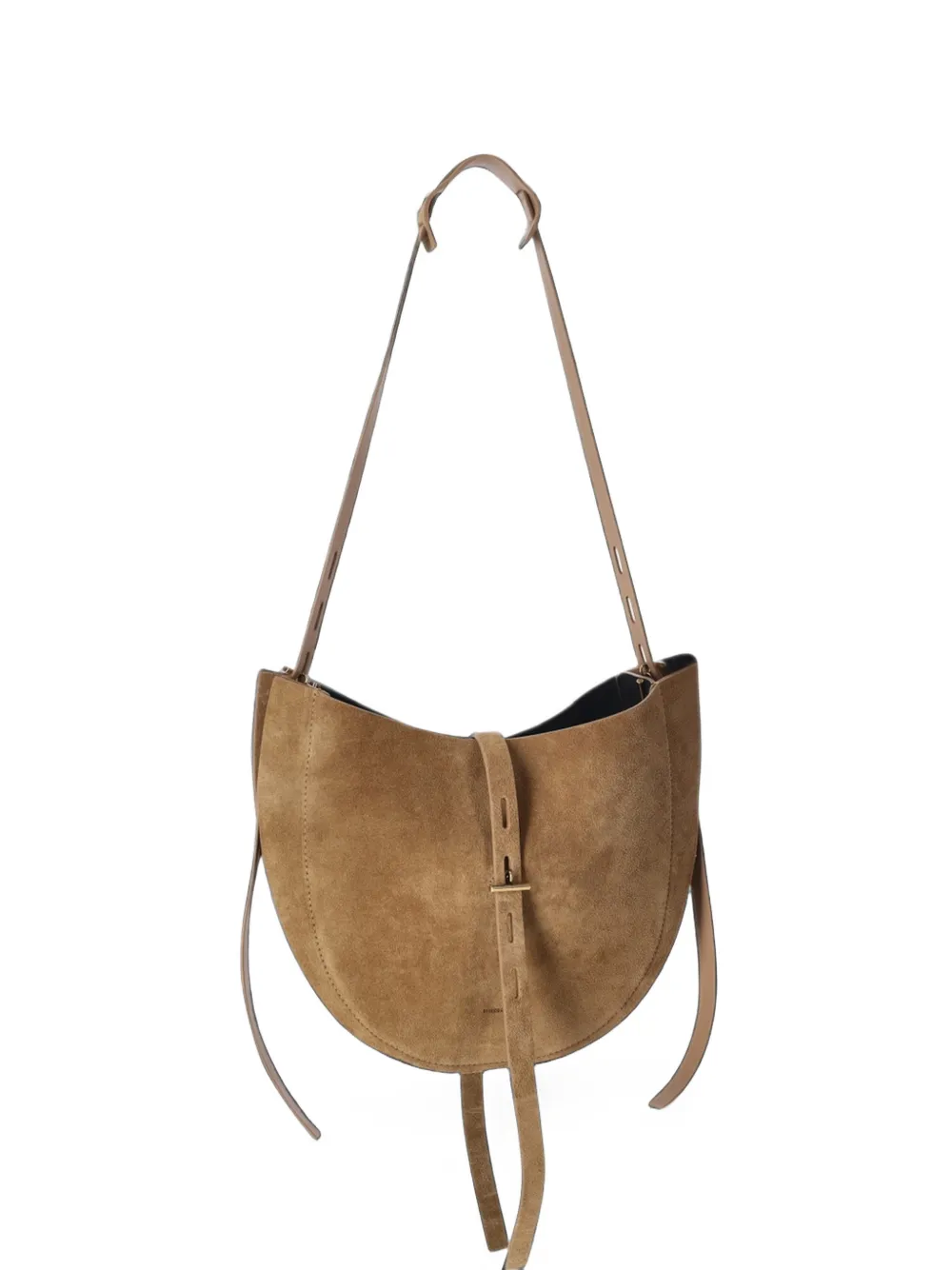 MINOBOSSI Lizzie suede shoulder bag - Marrone