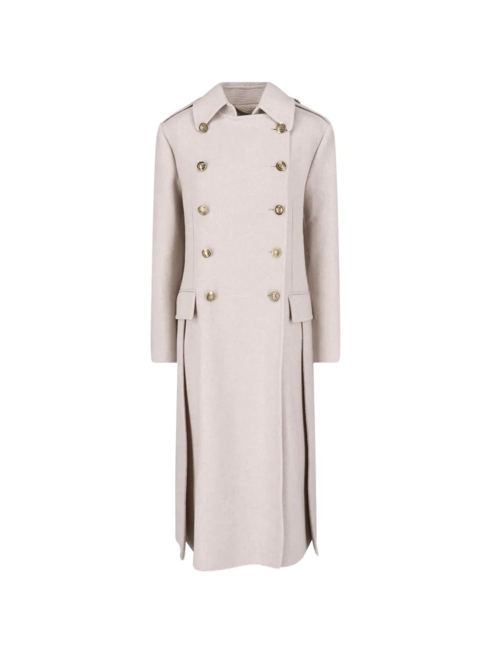 Ermanno Scervino double-breasted button-down coat - Nude