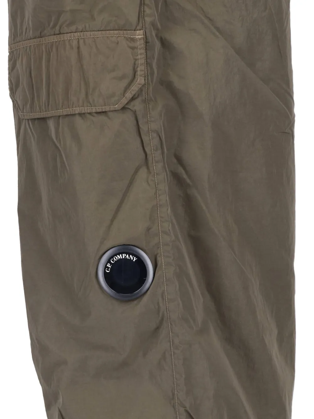 C.P. Company Chrome-R Lens-detail cargo pants Groen