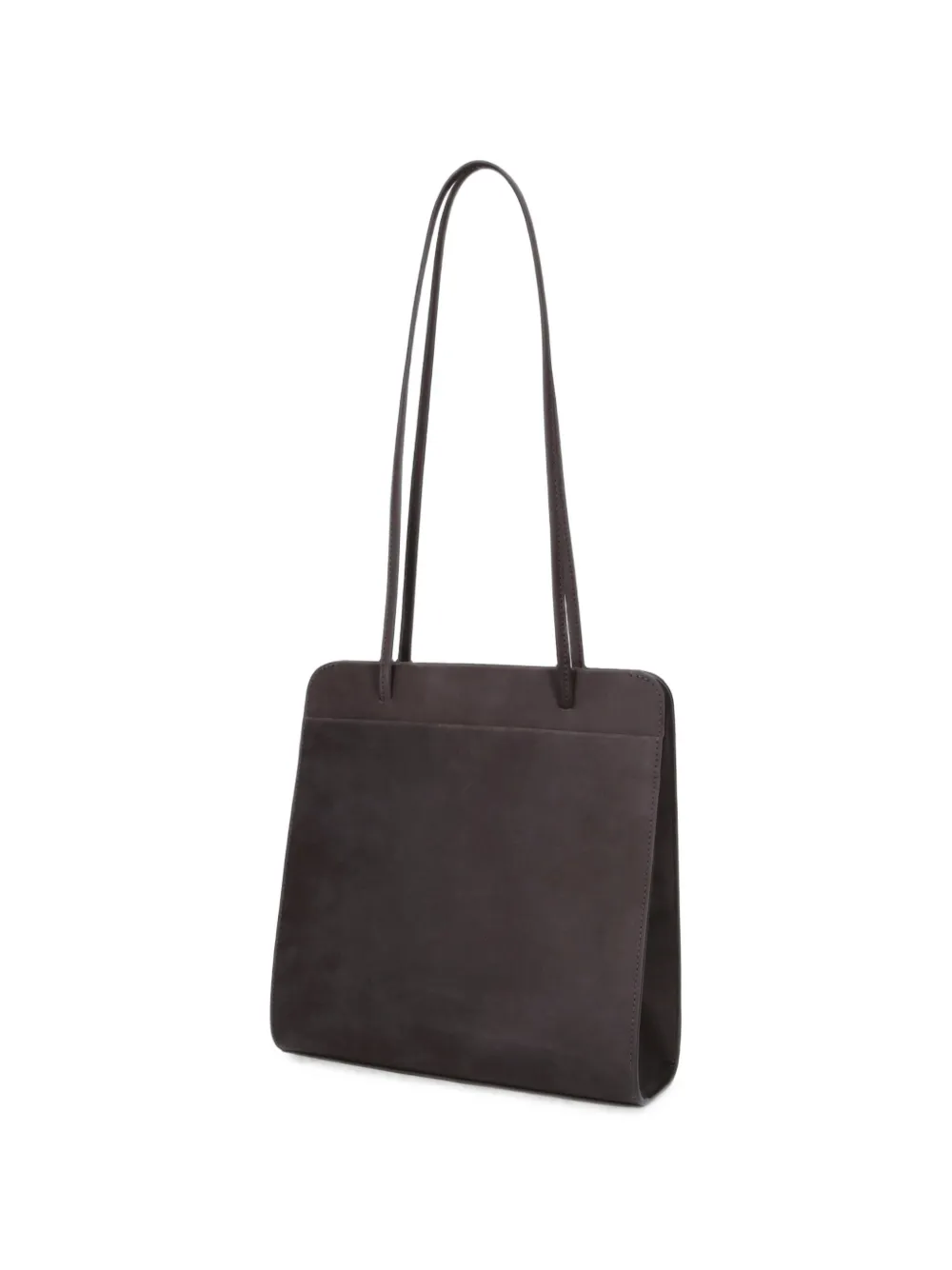 FANE Lisse Nubuck Leather Shoulder Bag in Brown, view 3