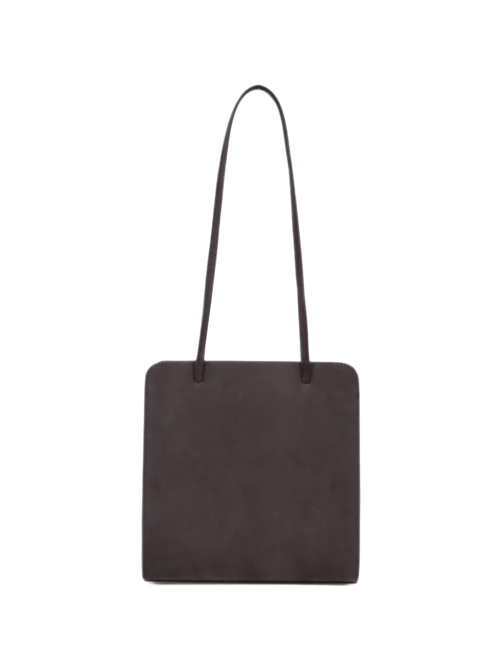 FANE Lisse Nubuck Leather Shoulder Bag in Brown, view 2