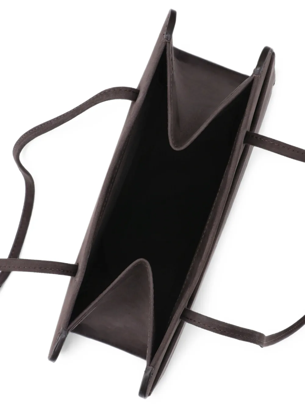 FANE Lisse Nubuck Leather Shoulder Bag in Brown, view 5