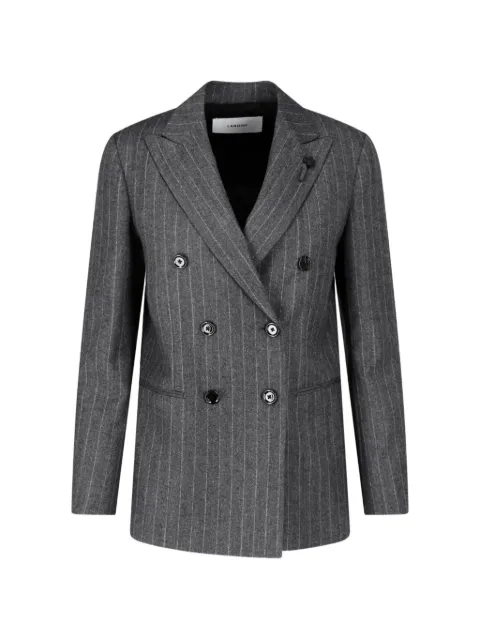 Lardini pinstripe double-breasted jacket