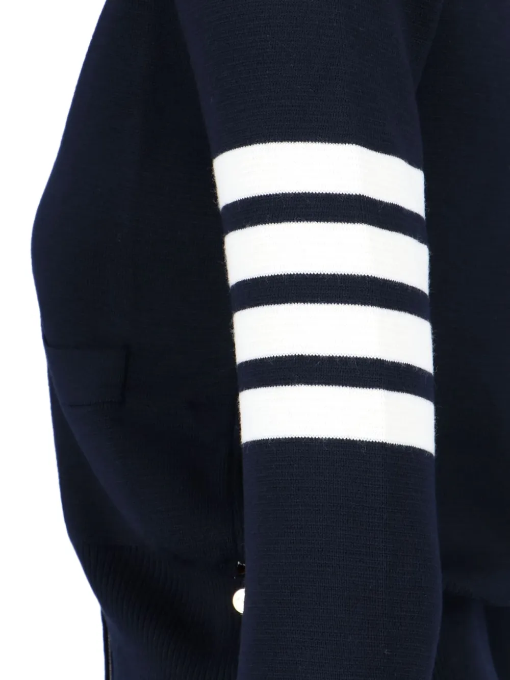 Thom Browne Vest met 4-bar strepen Blauw