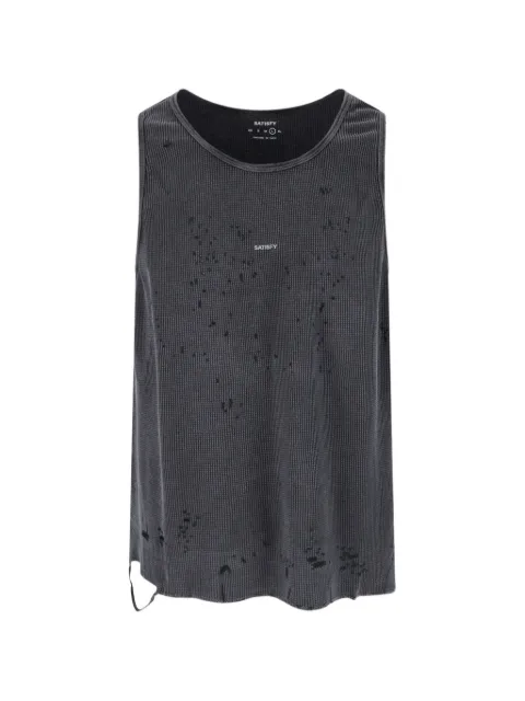 Satisfy MothTech™ distressed waffle-knit tank top