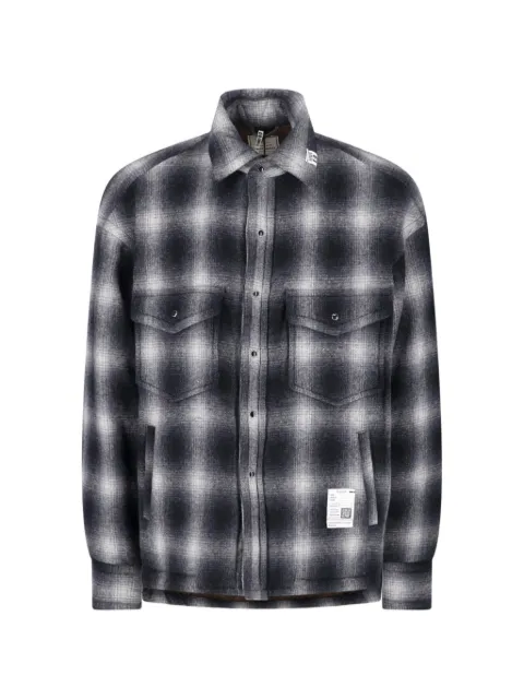 Maison MIHARA YASUHIRO camisa acolchada a rayas