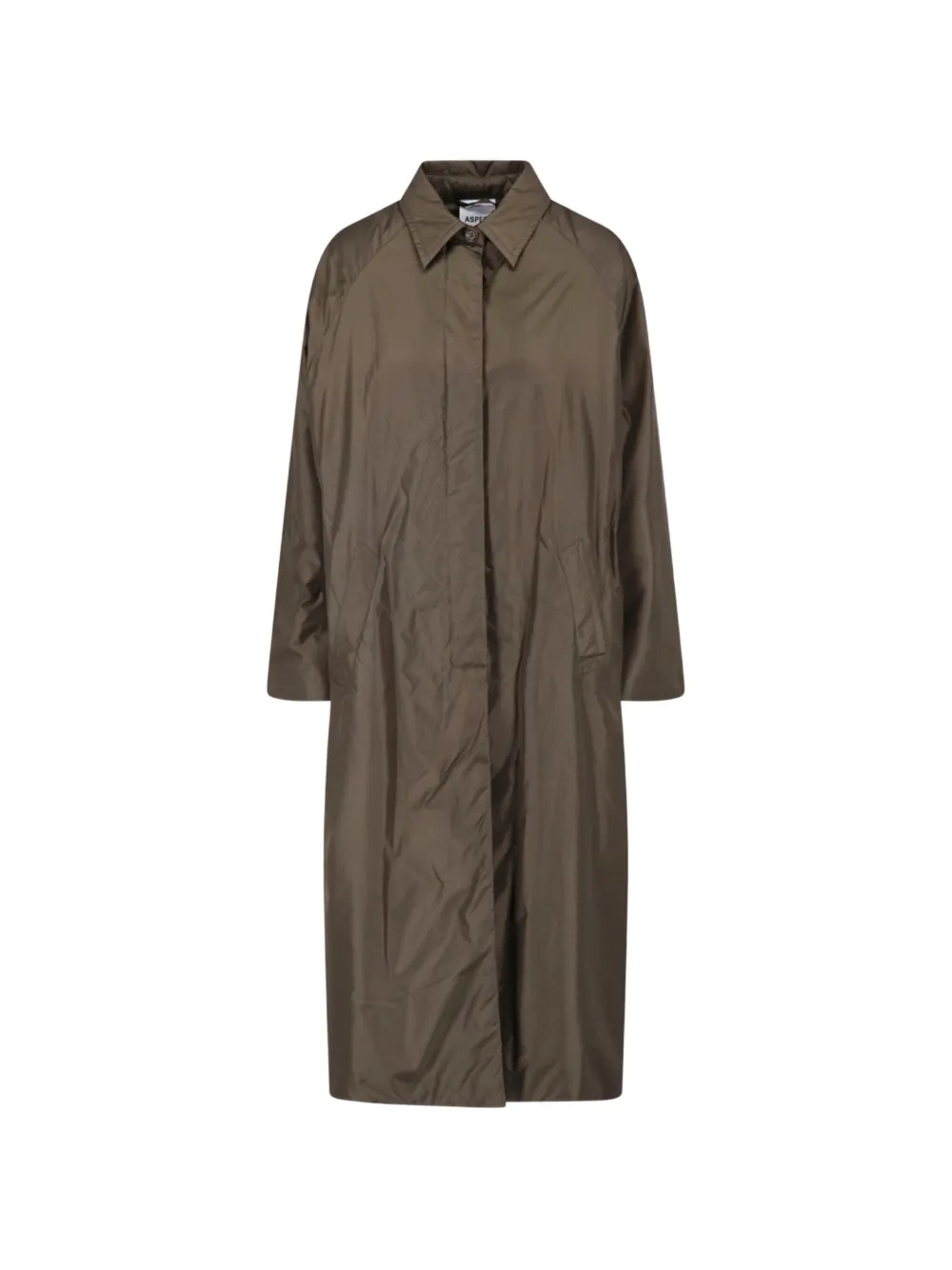ASPESI belted raglan-sleeve trench coat