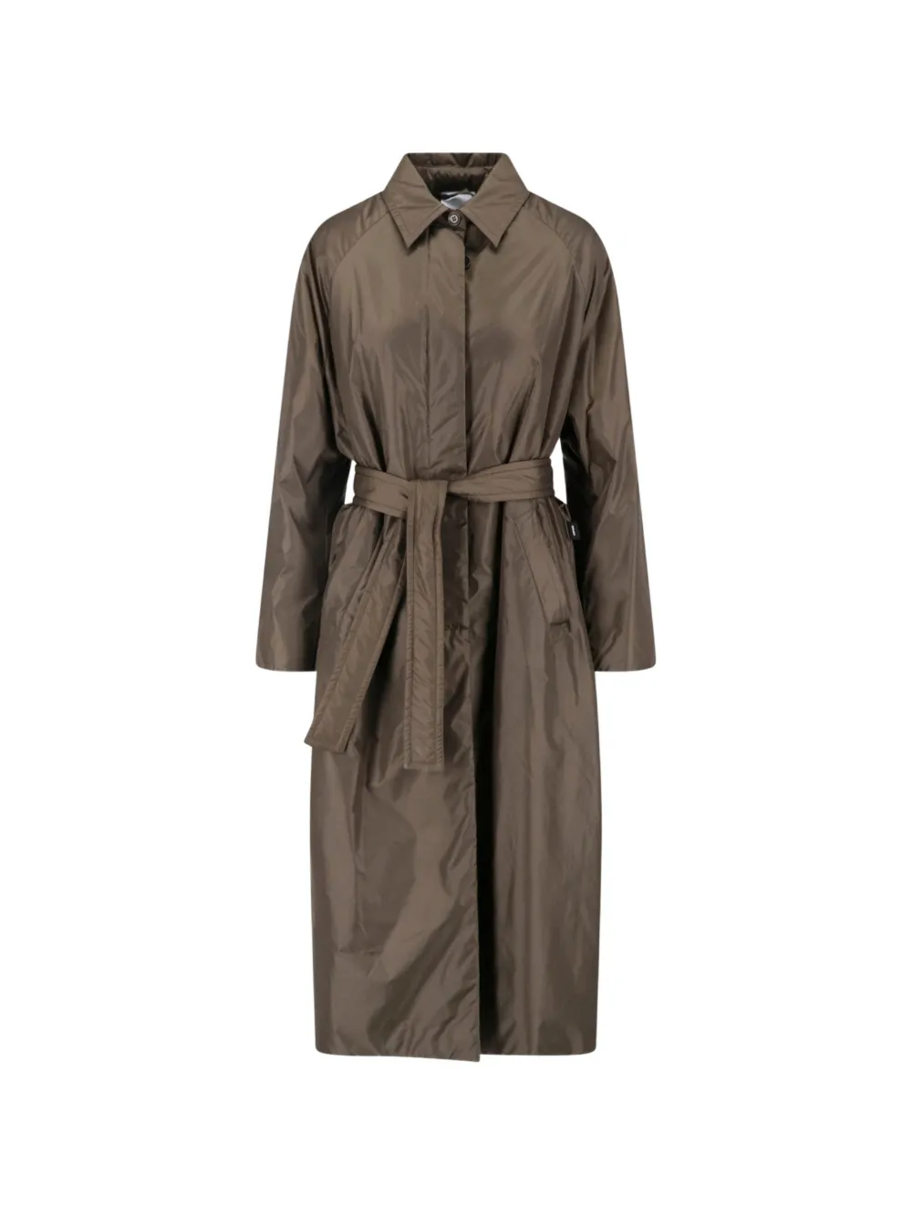 ASPESI Trenchcoat met raglan mouwen en ceintuur Bruin