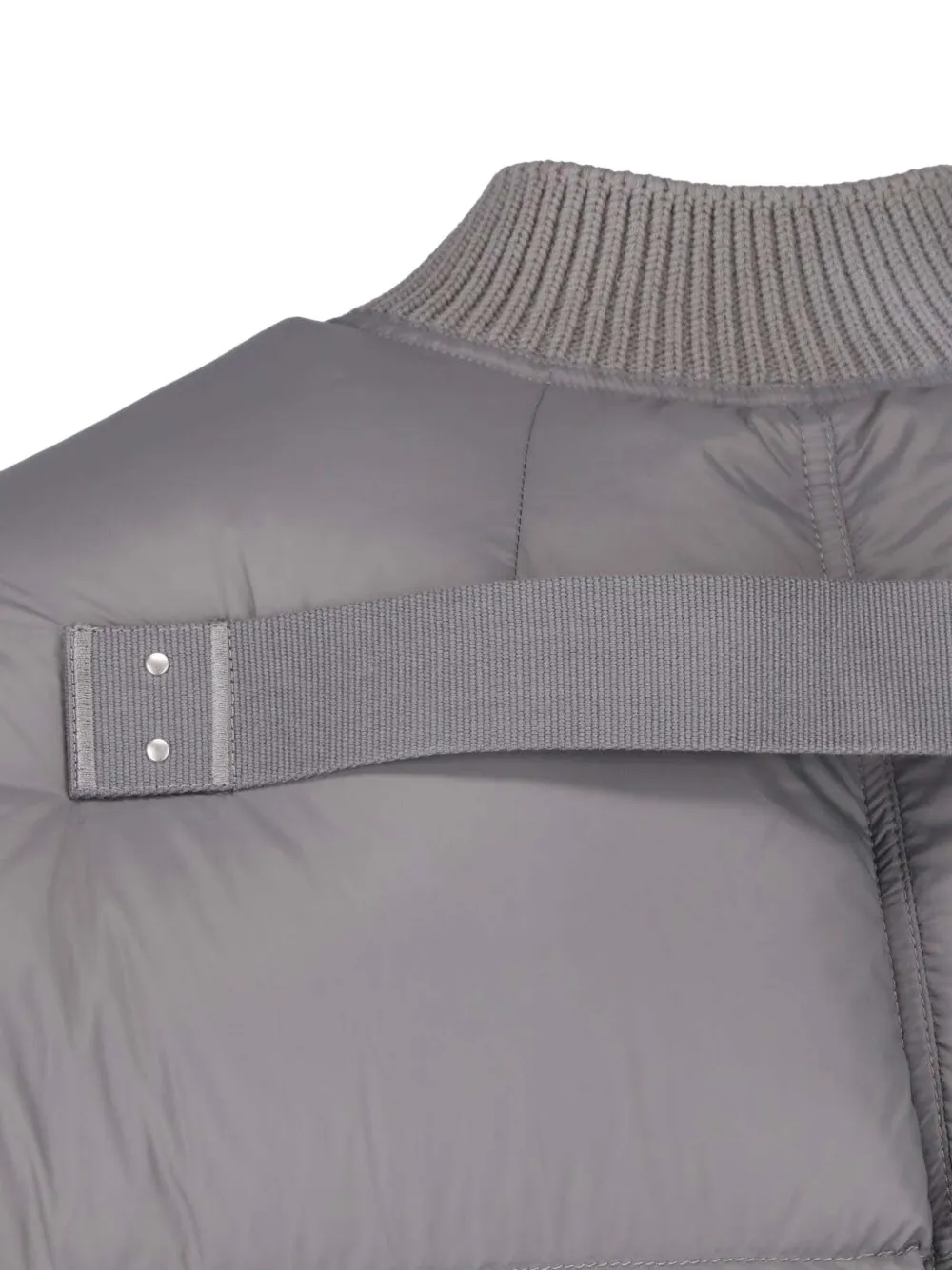 Rick Owens Gewatteerd jack Grijs