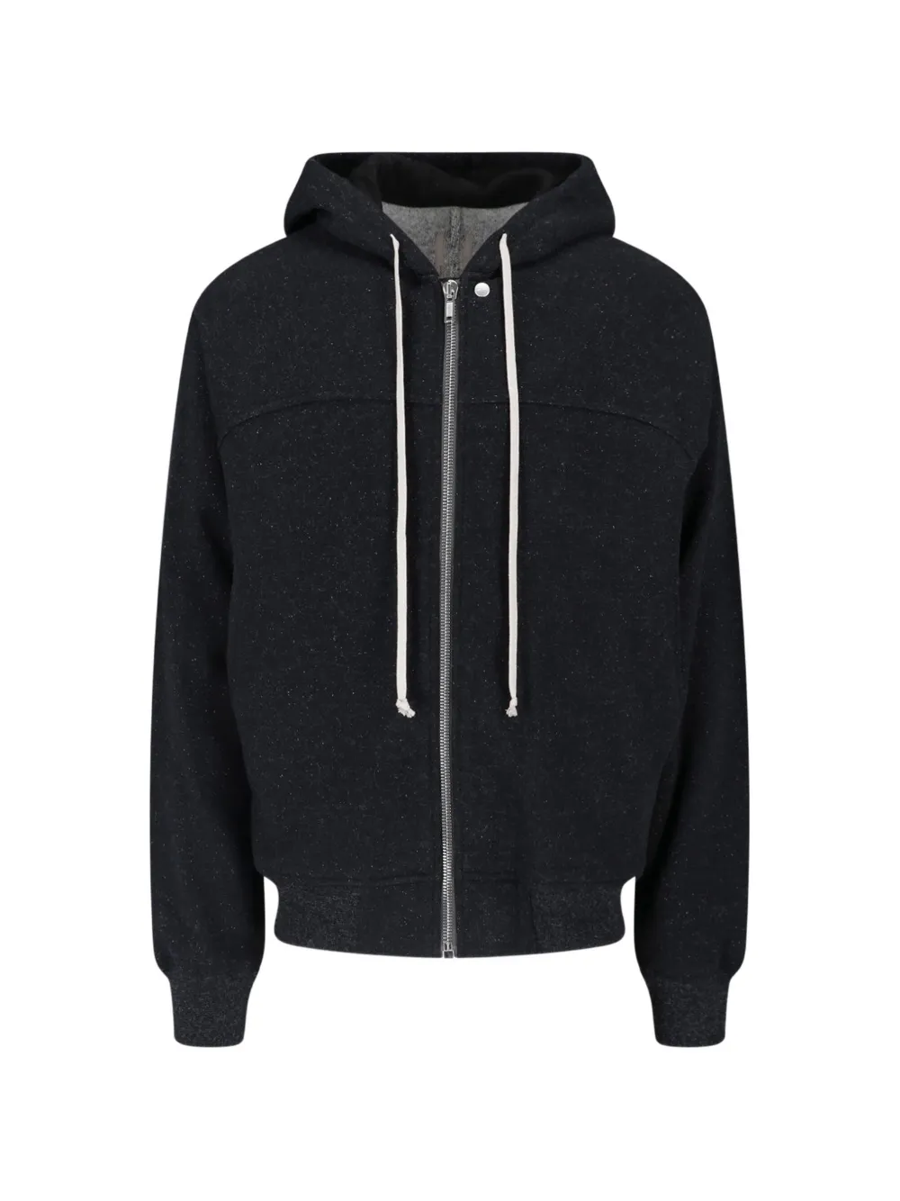 Rick Owens zip-up hoodie - Nero