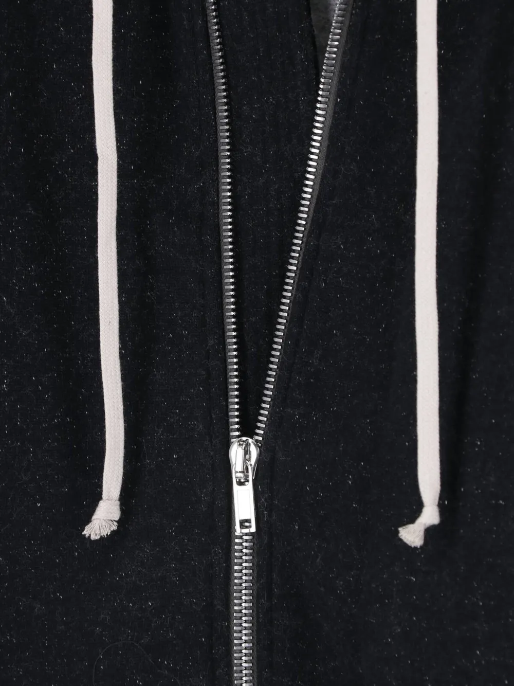 Rick Owens Hoodie met rits Zwart