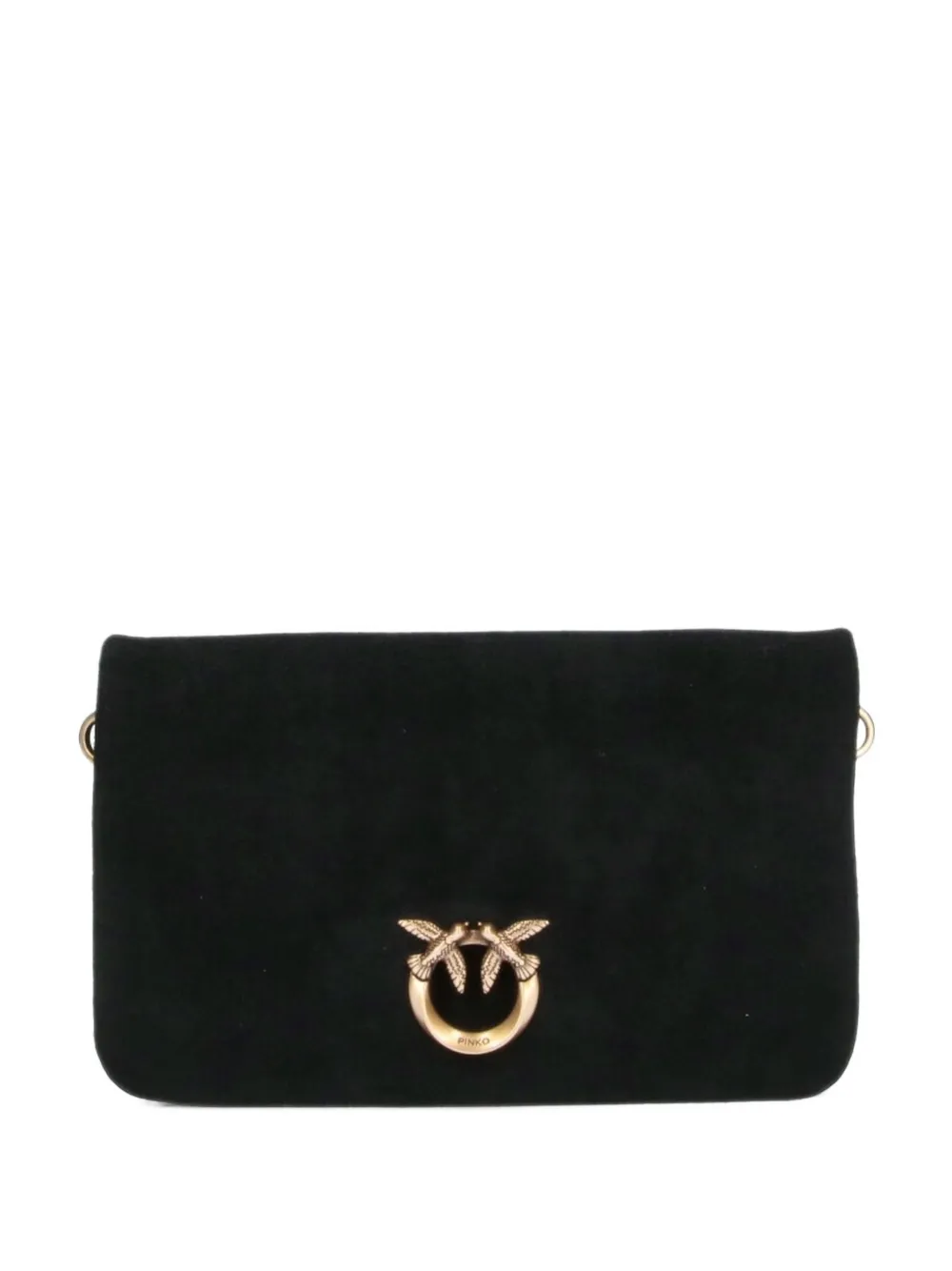 PINKO Love Birds buckle shoulder bag - Nero