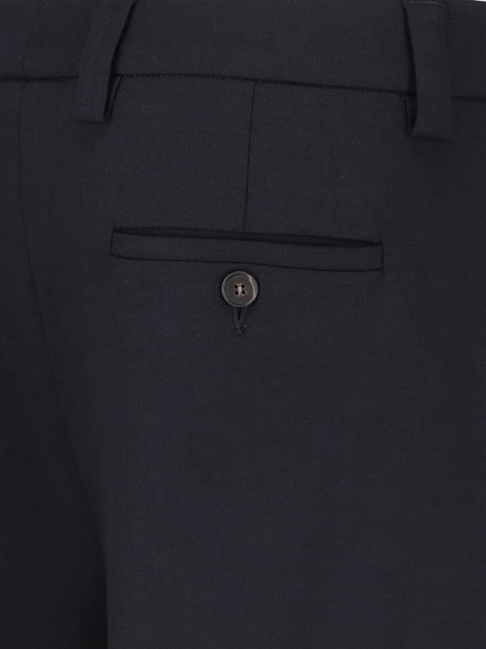 Incotex straight-leg trousers Zwart