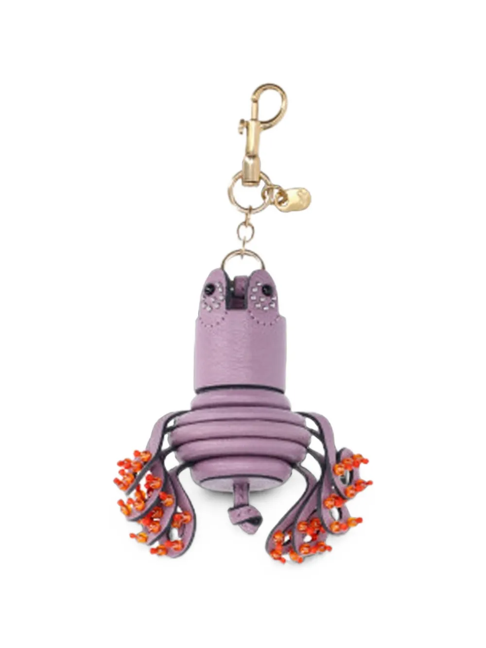 Anya Hindmarch Octopus beaded leather keyring