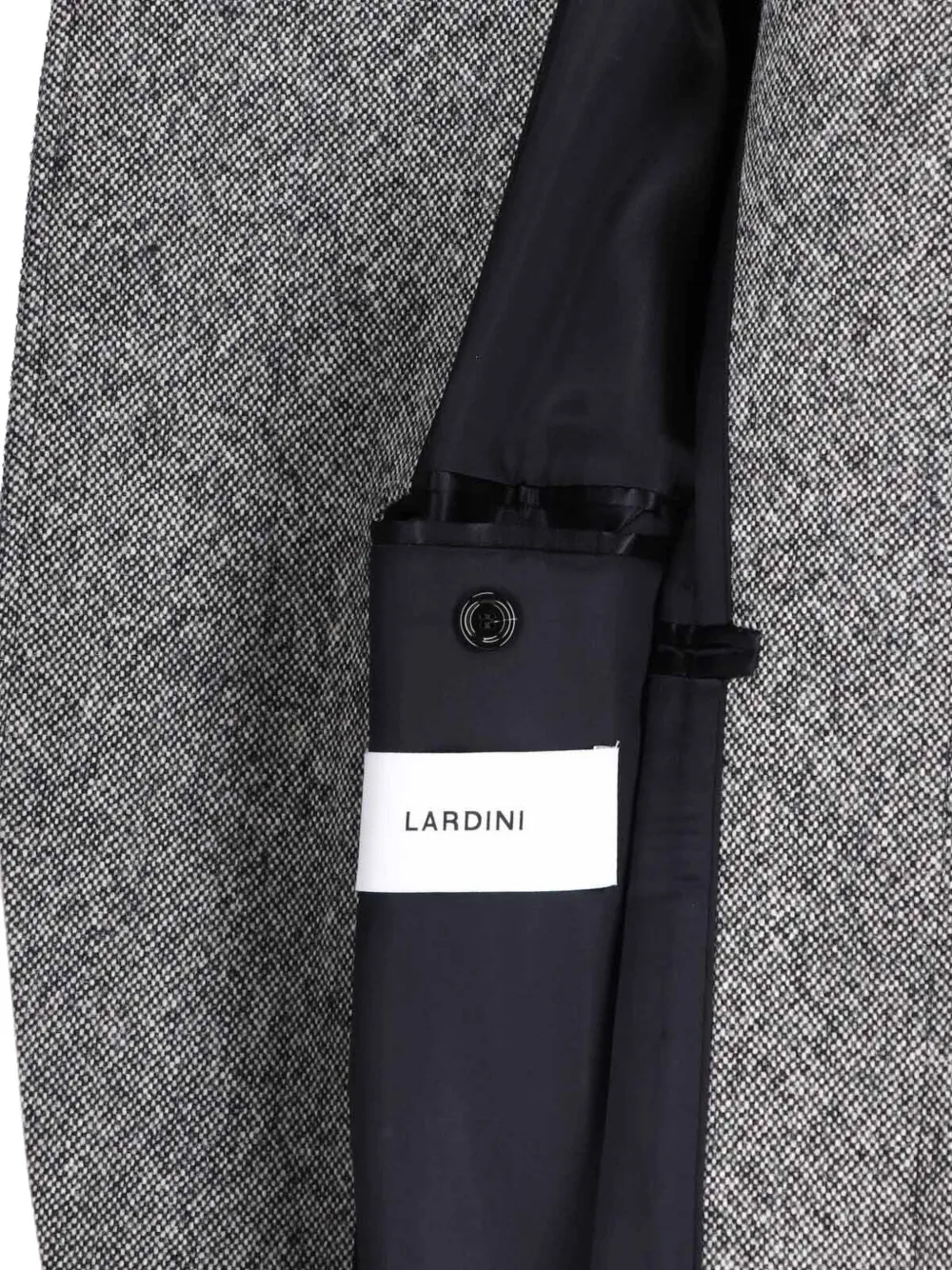 Lardini Jas met visgraat patroon Grijs