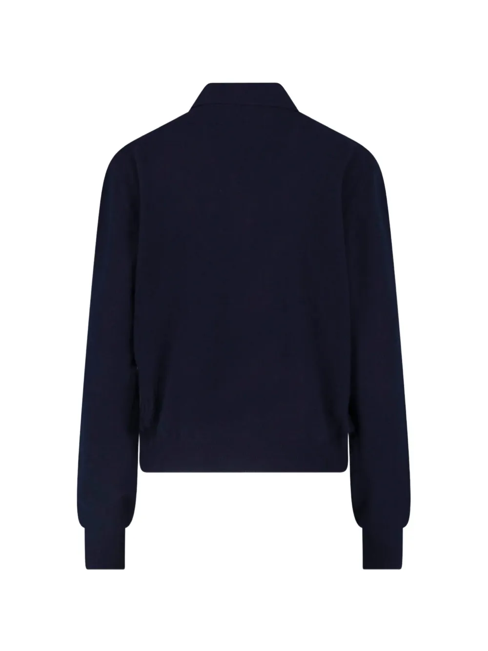 Miu cashmere polo sweater Blauw