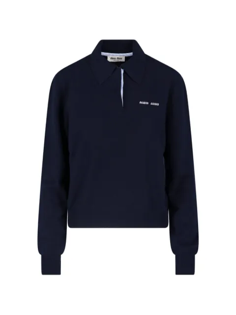 Miu Miu cashmere polo sweater