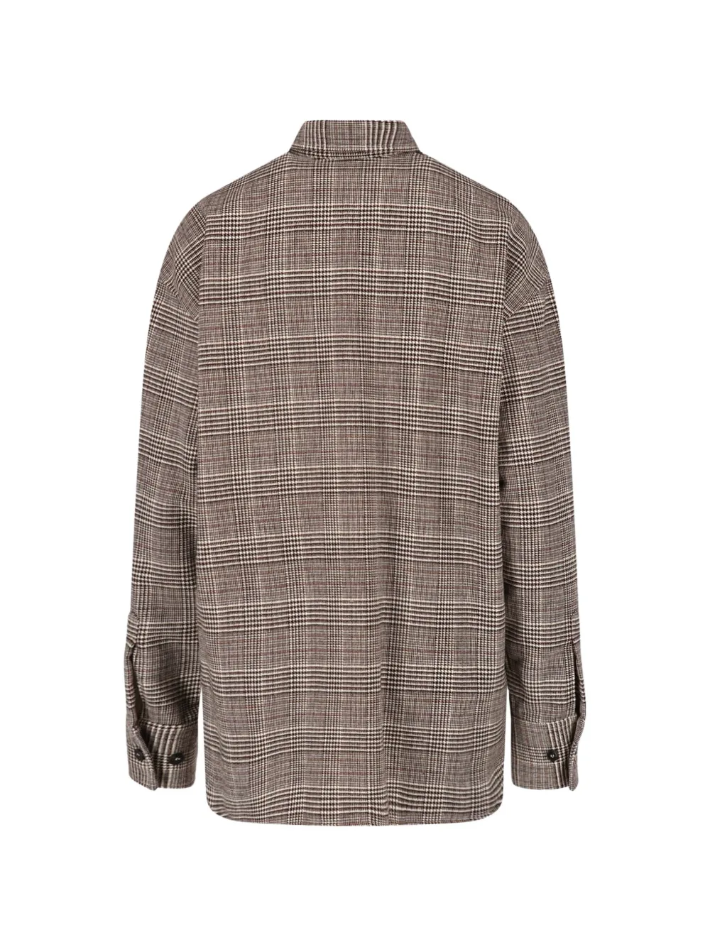 Ermanno Scervino check patterned shirt Bruin