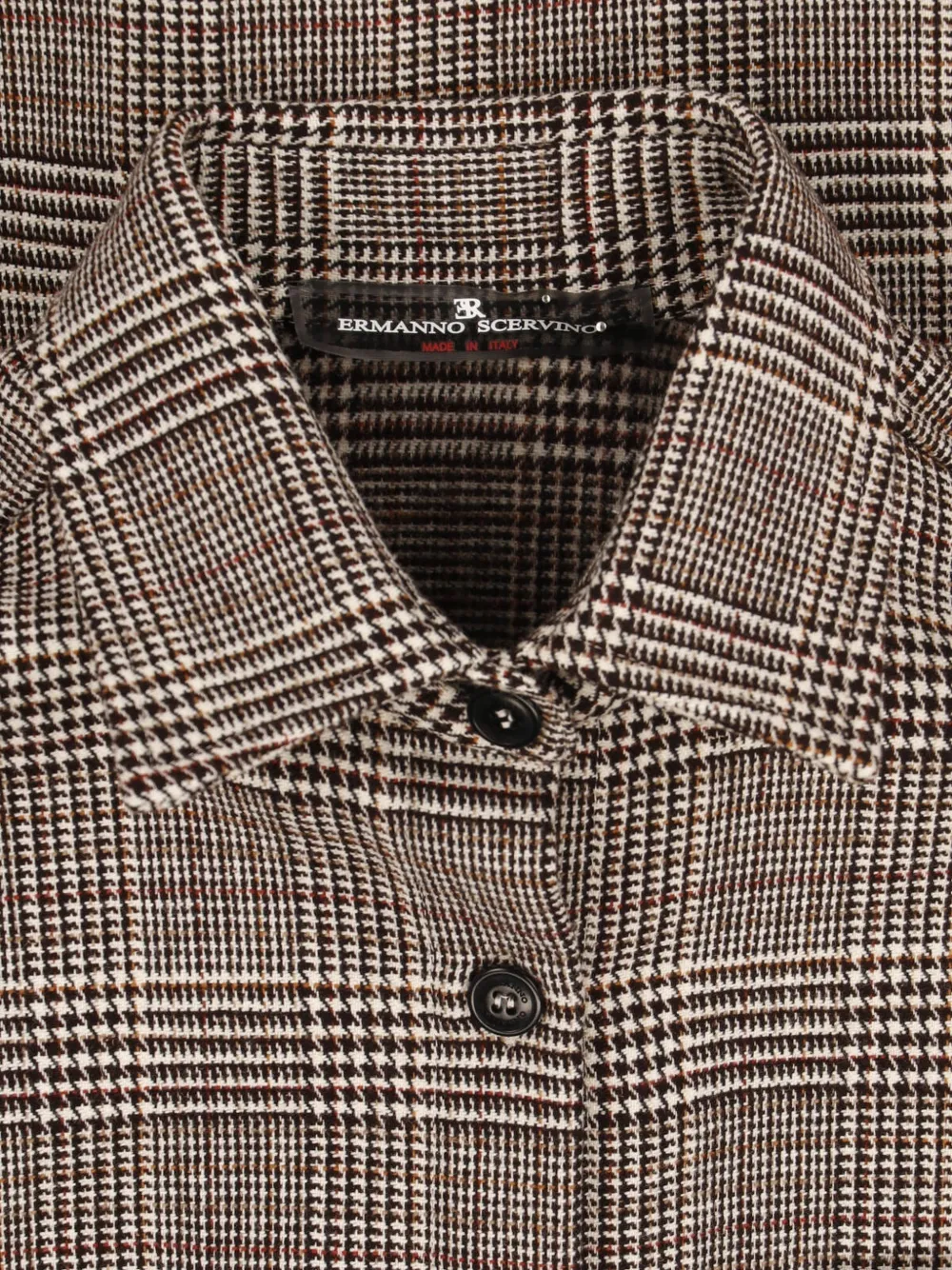 Ermanno Scervino check patterned shirt Bruin
