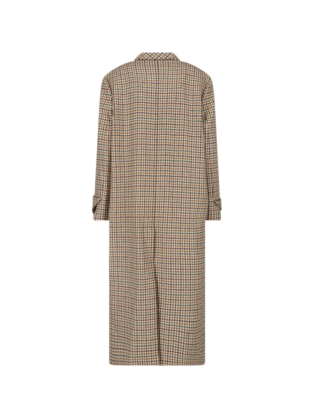 SA SU PHI Lauren geruite trenchcoat met ceintuur Beige