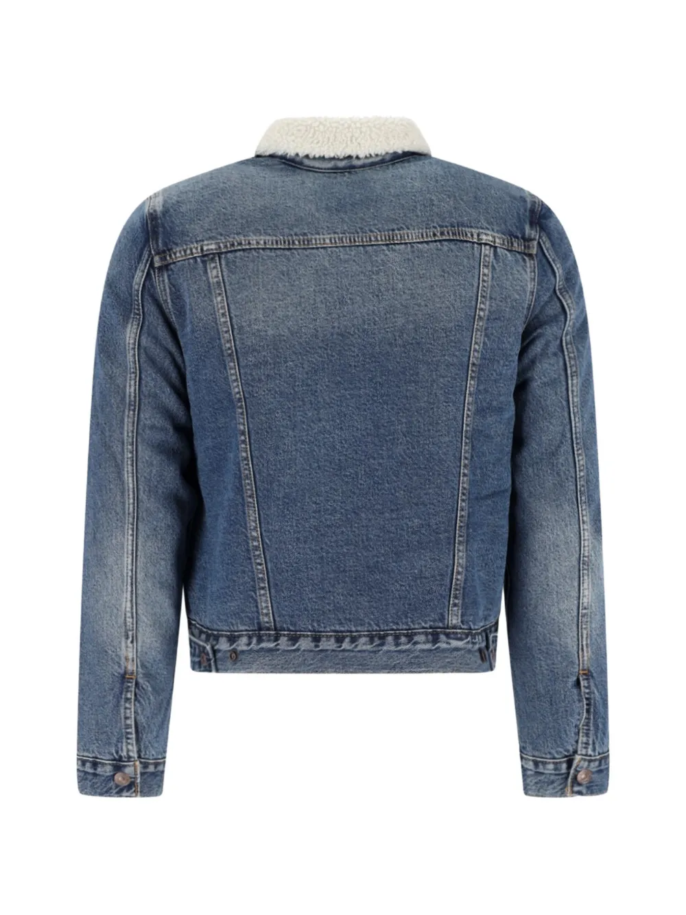 Levi's Original Sherpa Trucker denim jack met borgkraag Blauw