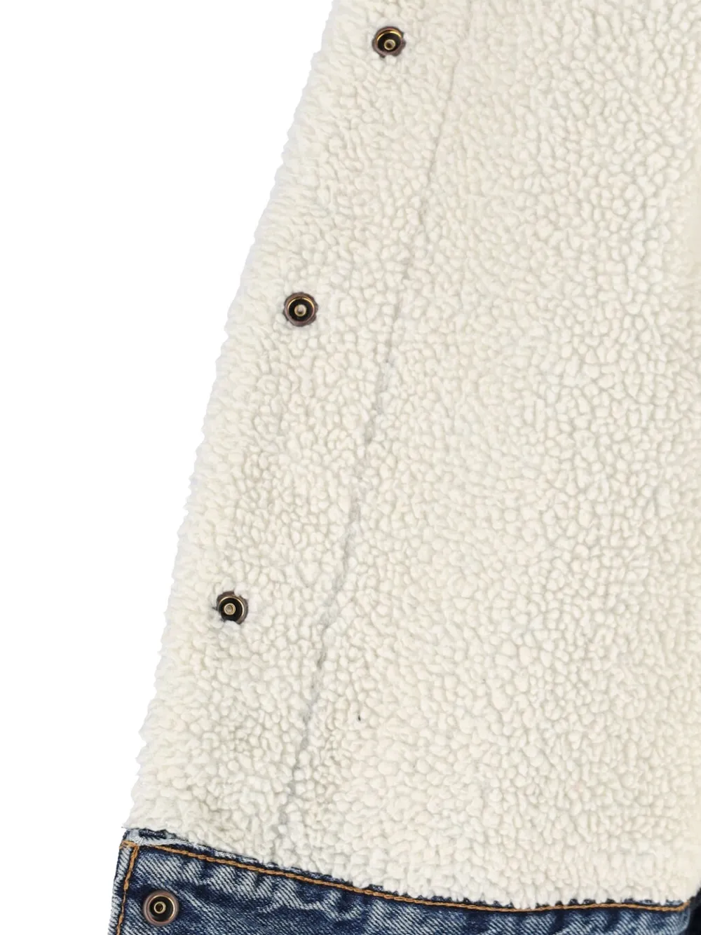 Levi's Original Sherpa Trucker denim jack met borgkraag Blauw