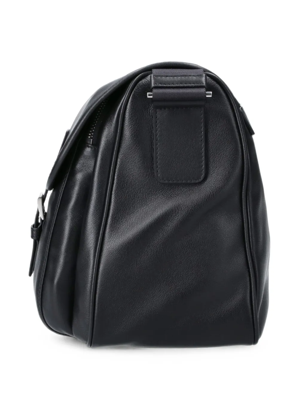 Prada Leren schoudertas Zwart