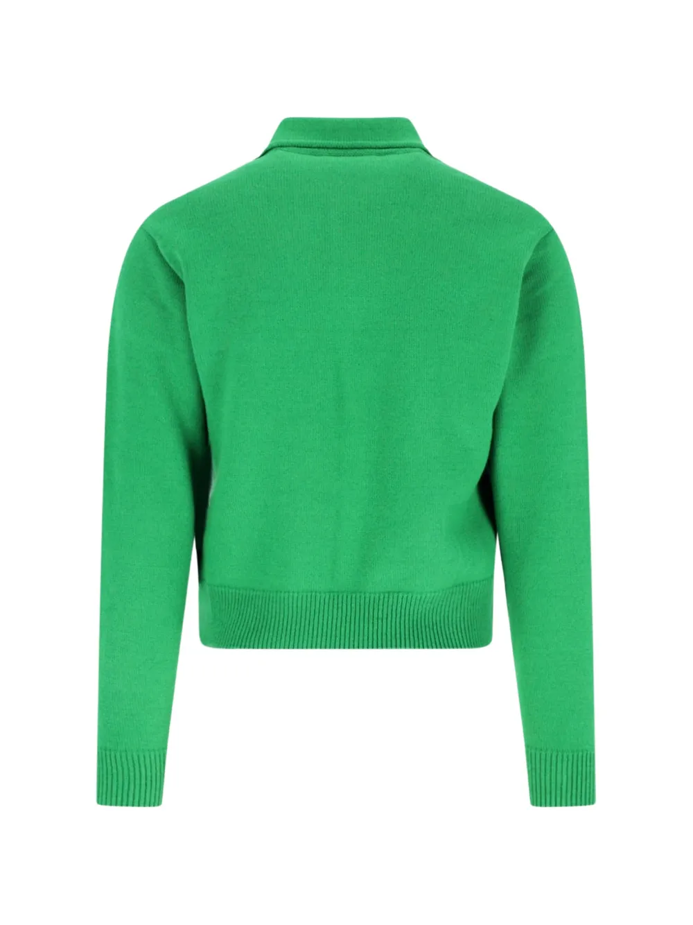 Auralee button-up wool cardigan Groen