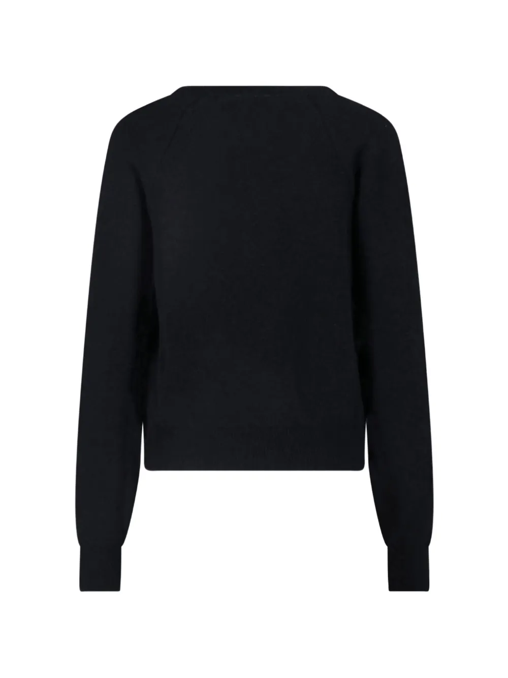 SA SU PHI Trui met raglan mouwen en V-hals Zwart