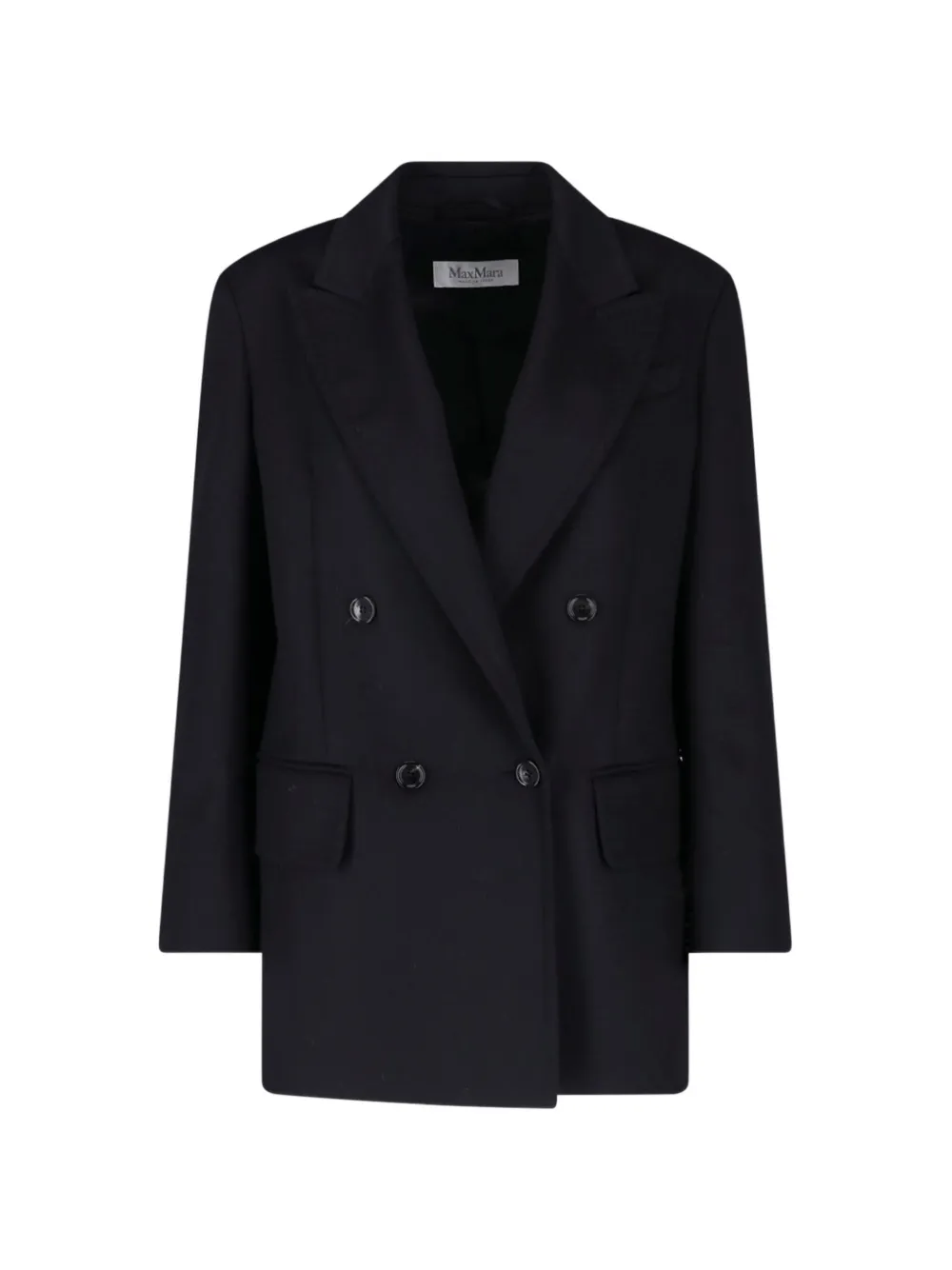 Max Mara double-breasted jacket - Noir