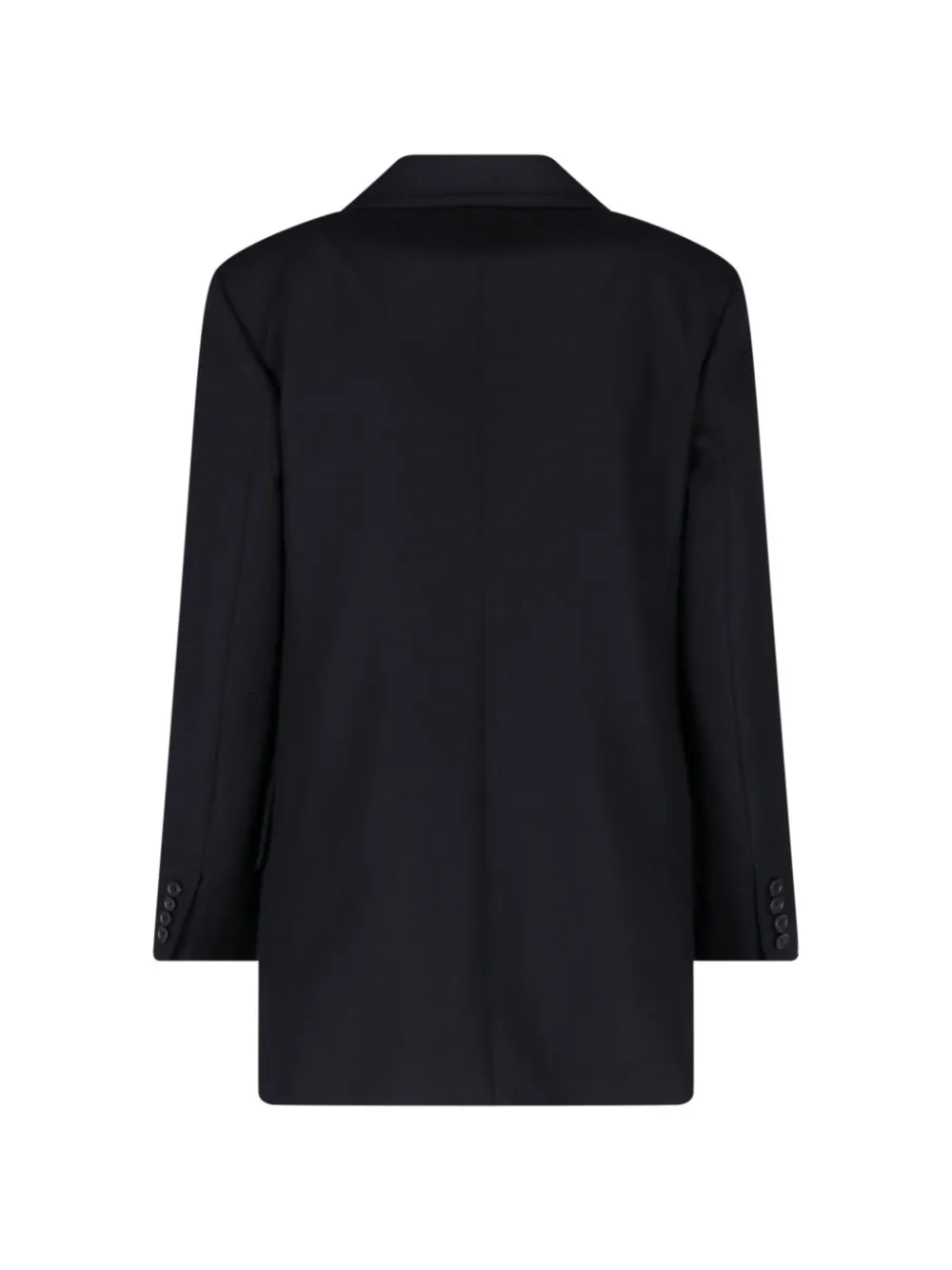 Max Mara Jack met dubbele rij knopen Zwart