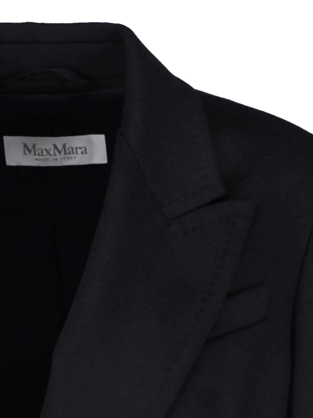 Max Mara Jack met dubbele rij knopen Zwart