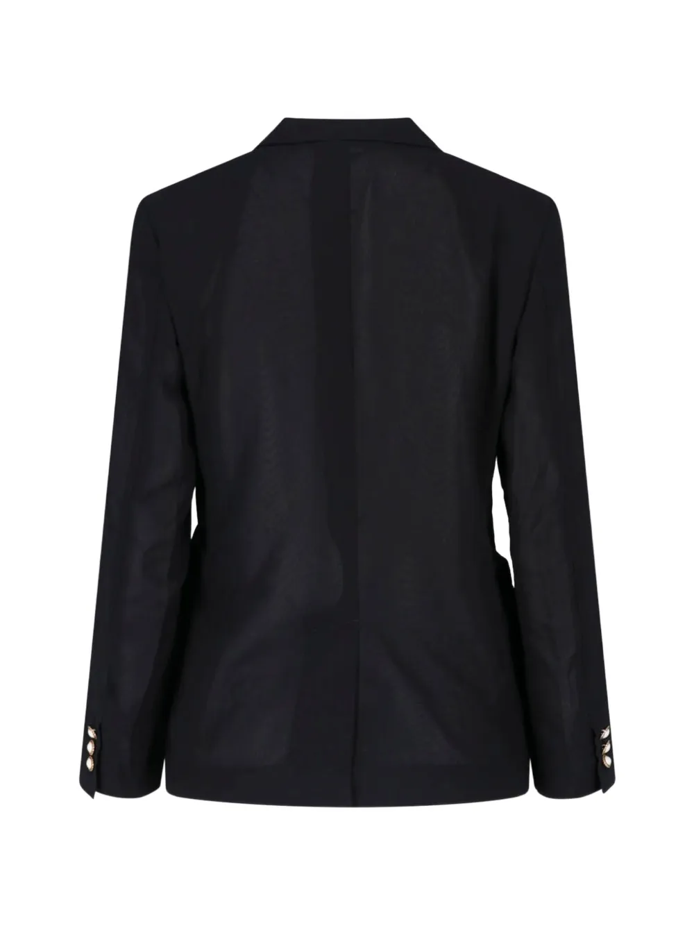 Comme Des Garçons Blazer verfraaid met parel Zwart