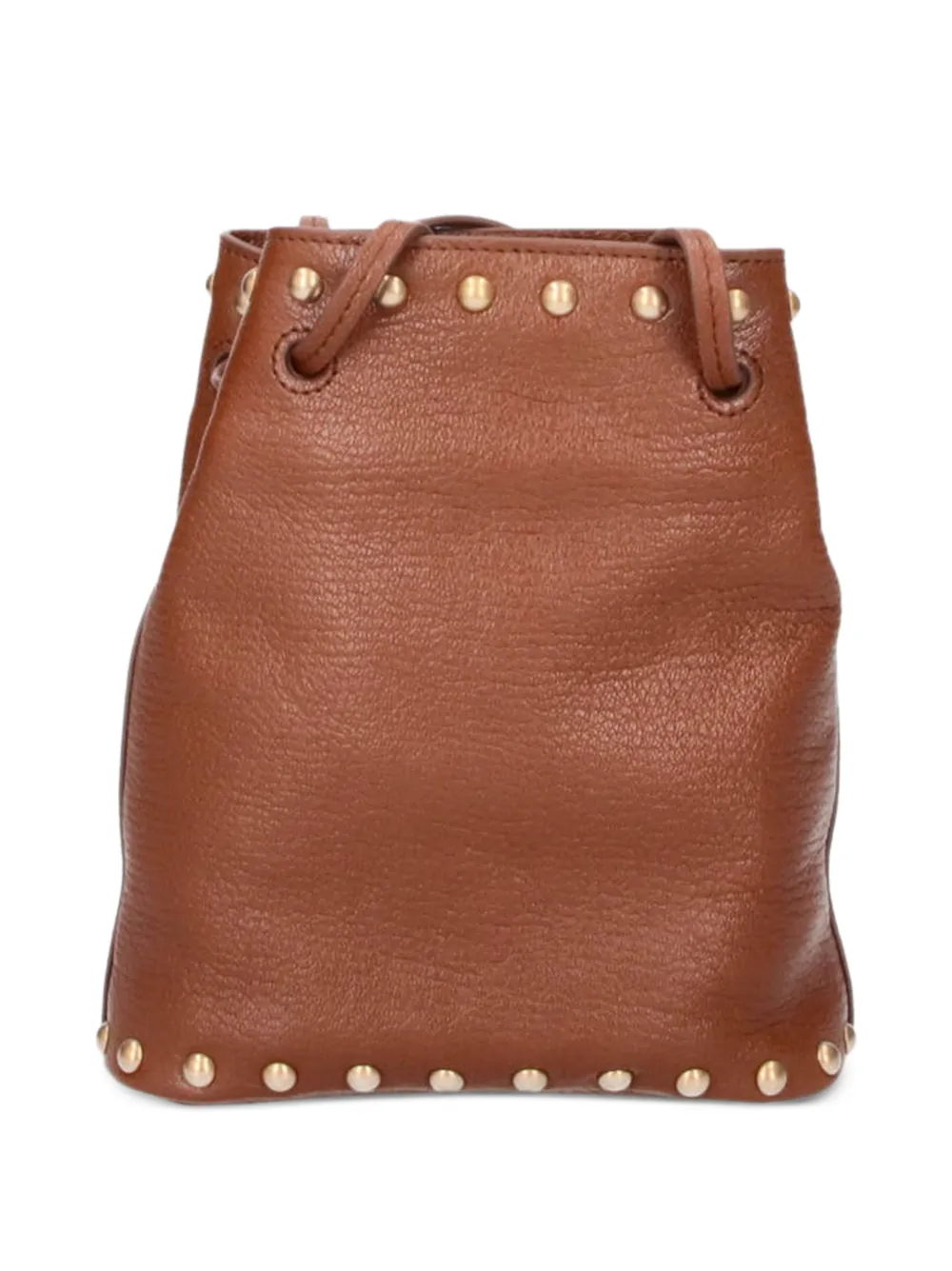 Miu Leren buidel Bruin